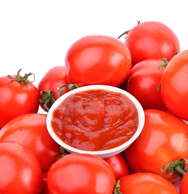 Pomodori su bianco