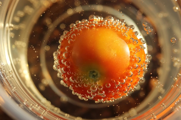 Pomodoro rosso nella ciotola