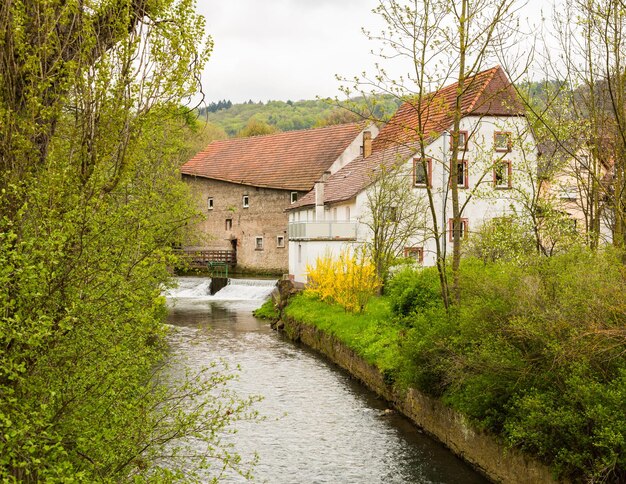 Ponte a Gerlachsheim in Germania