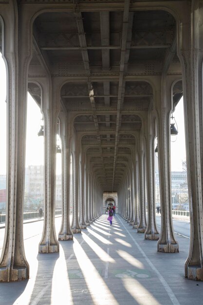 Ponte Bir Hakeim a Parigi, Francia