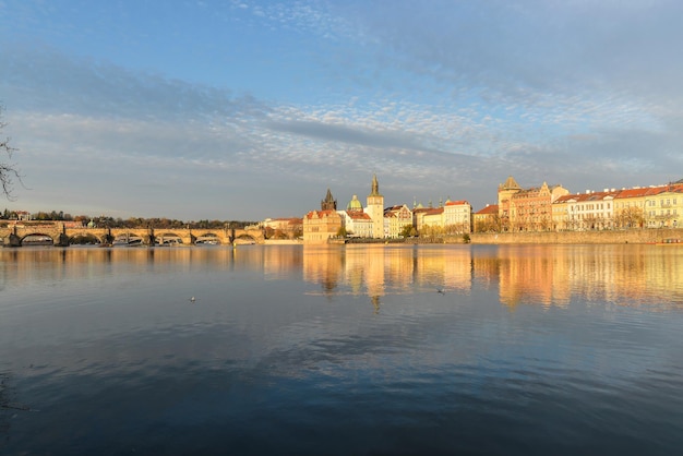 Ponte Carlo sulla Moldava a Praga