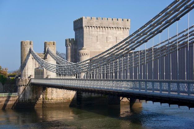 Ponte del castello di Conwy Conwy Galles