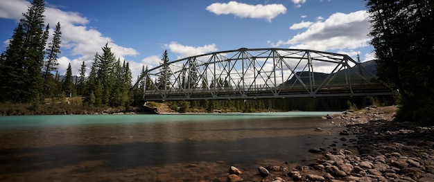 Ponte di Castle Mountain in Canada