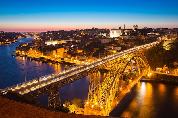 Ponte Dom Luiz Porto al crepuscolo