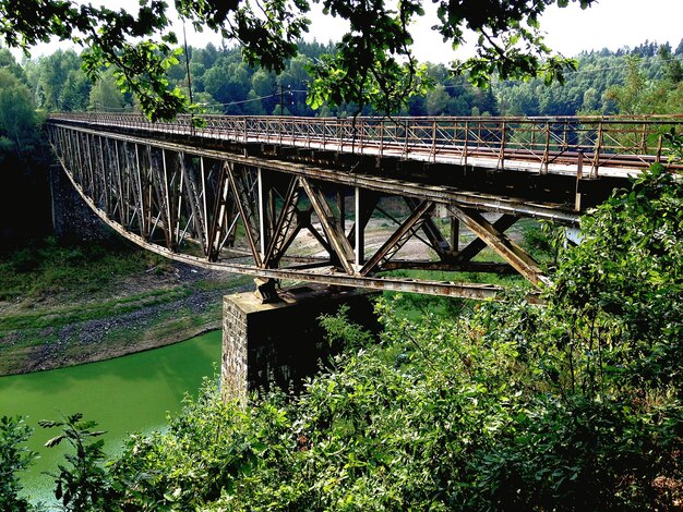 Ponte ferroviario sul fiume