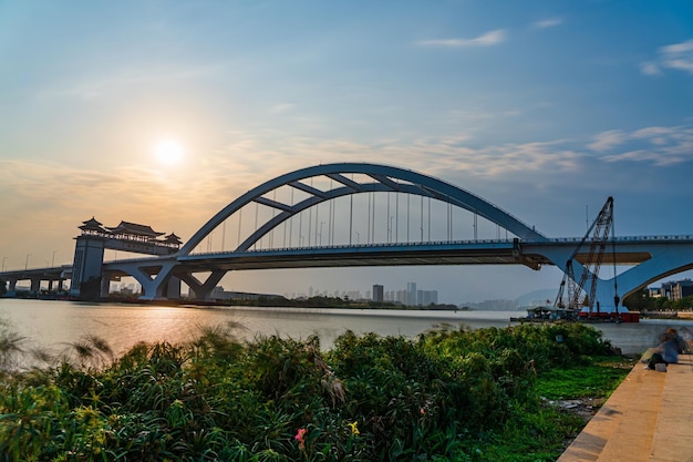 Ponte Jinxianmen, città di Jieyang, provincia del Guangdong