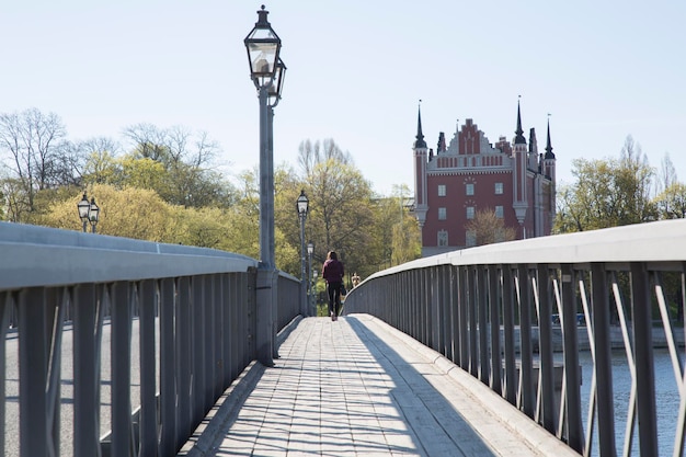 Ponte pedonale a Stoccolma, Svezia