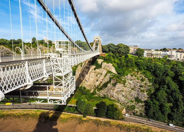 Ponte sospeso HDR di Clifton a Bristol