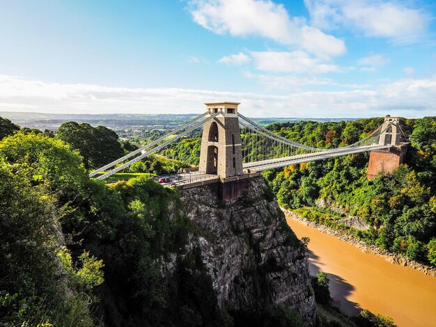 Ponte sospeso HDR di Clifton a Bristol