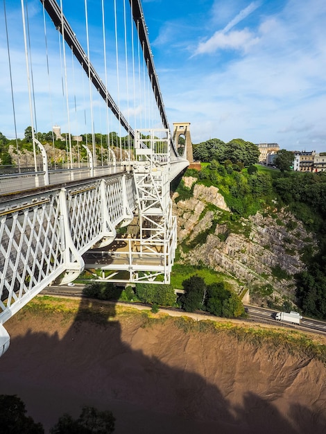 Ponte sospeso HDR di Clifton a Bristol