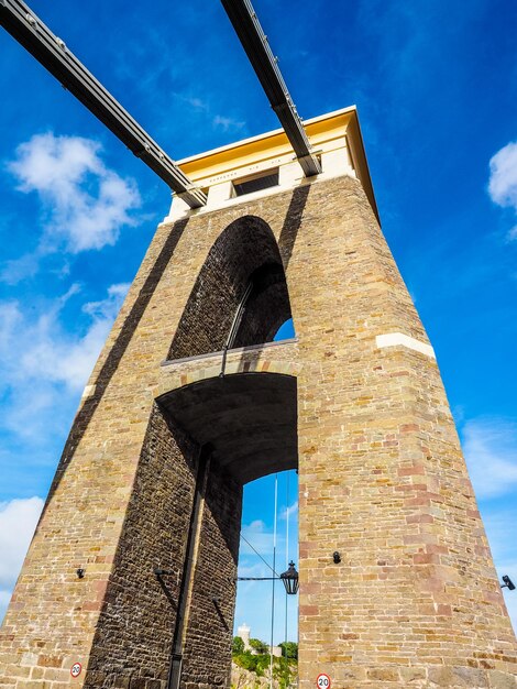 Ponte sospeso HDR di Clifton a Bristol