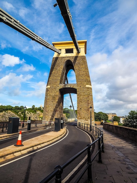 Ponte sospeso HDR di Clifton a Bristol