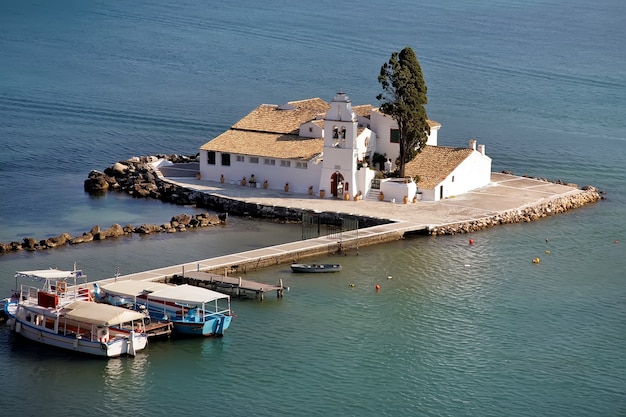 Pontikonisi "Mouse Island" Corfù, Grecia