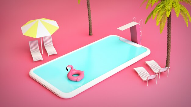 Pool Smartphone