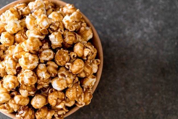 popcorn con caramello