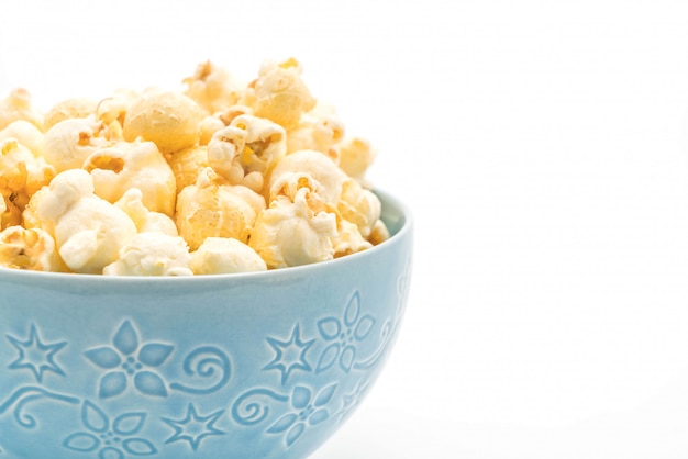 popcorn dolce su bianco