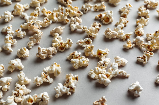 Popcorn fresco, sfondo di cibo