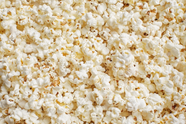 Popcorn fresco, sfondo di cibo