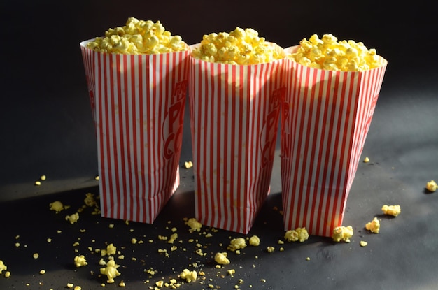 Popcorn in sacchetti di carta