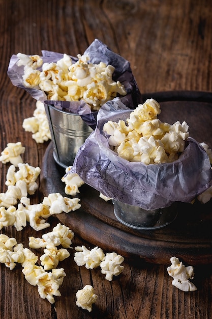 Popcorn salati preparati