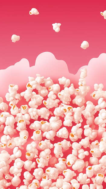 popcorn snack cibo mais sfondo cinema film intrattenimento pop gustoso bianco delizioso