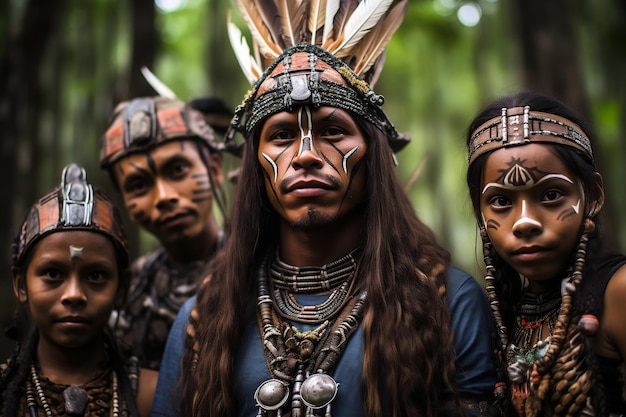 Popolo indigeno Dessana dell'Amazzonia brasiliana