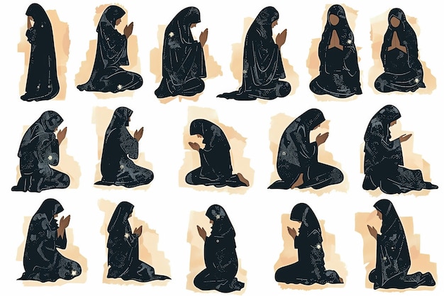 Popolo musulmano che prega