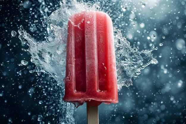 Popsicle di anguria salutare fatto in casa