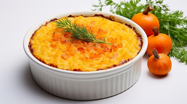 Porridge al forno con carote grattugiate