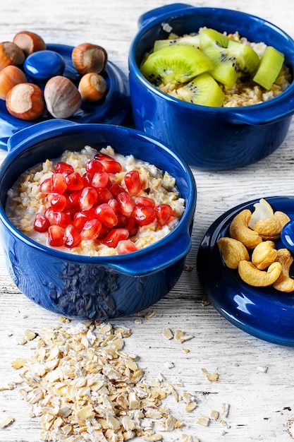 Porridge con fiocchi d&#39;avena