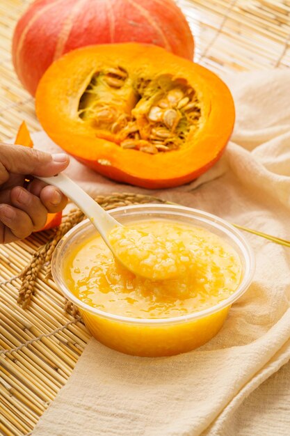 Porridge di zucca per colazione cinese speciale