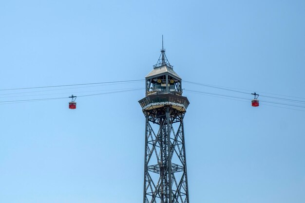 Port Cable Car Jaume I Tower teleferico Barcellona Spagna