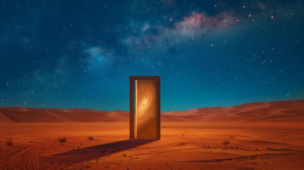 Porta aperta nel deserto