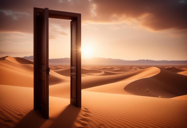 Porta aperta nel deserto