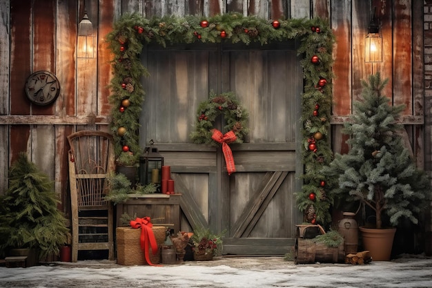 Porta d'ingresso di Natale