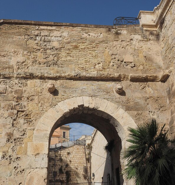 Porta dei Due Leoni a Cagliari