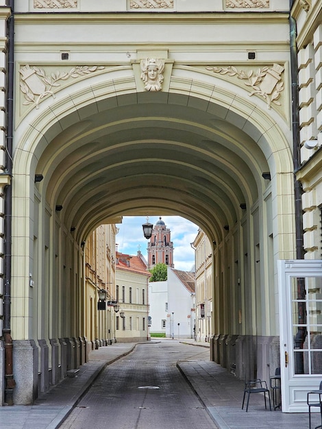 Porta di accesso al centro storico di Vilnius, in Lituania