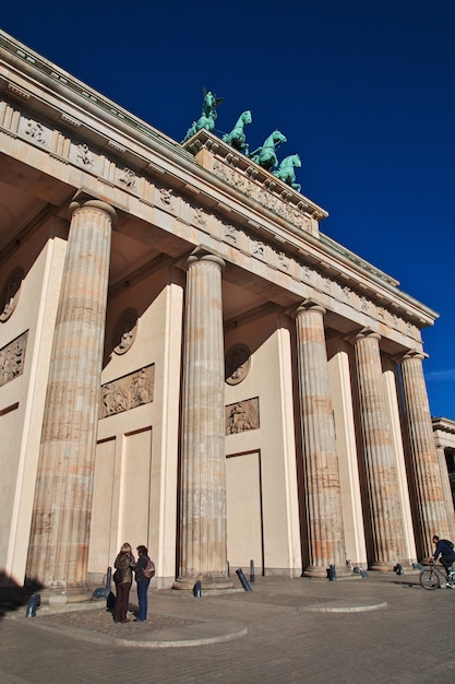 Porta di Brandeburgo a Berlino, Germania