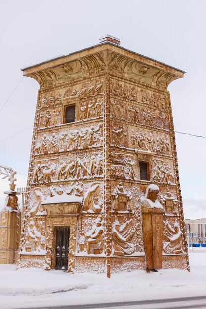 Porta egiziana a Carskoe Selo Inverno