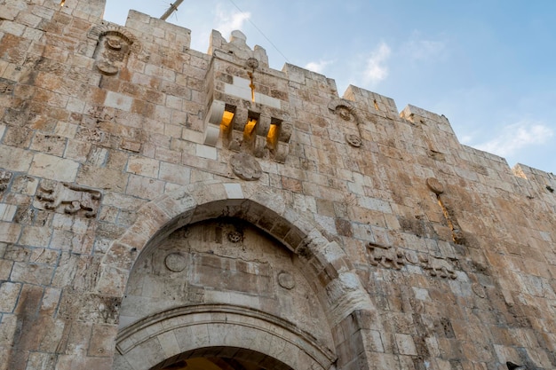 Porta Lions39 Gate nelle mura della Città Vecchia di Gerusalemme