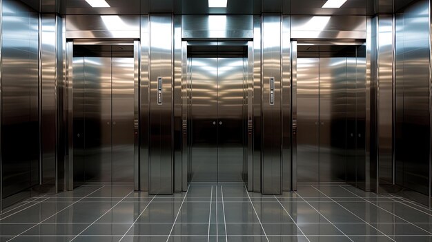Porte metalliche per ascensori