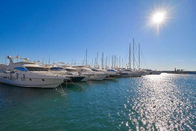 Porticciolo del porto di Cambrils a Tarragona Catalogna