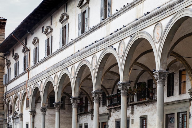 Portico della Loggia dei Servi di Maria a Firenze