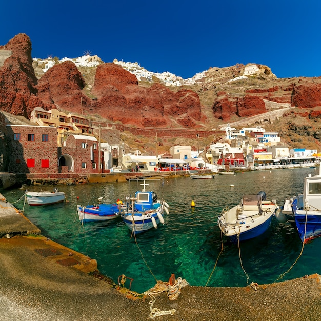 Porto Amoudi di Oia o Ia, Santorini, Grecia