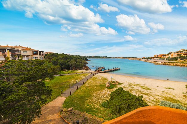 Porto Cervo sotto morbide nuvole Sardegna