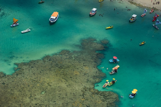 Porto de Galinhas Beach Ipojuca vicino a Recife Pernambuco Brasile vista aerea