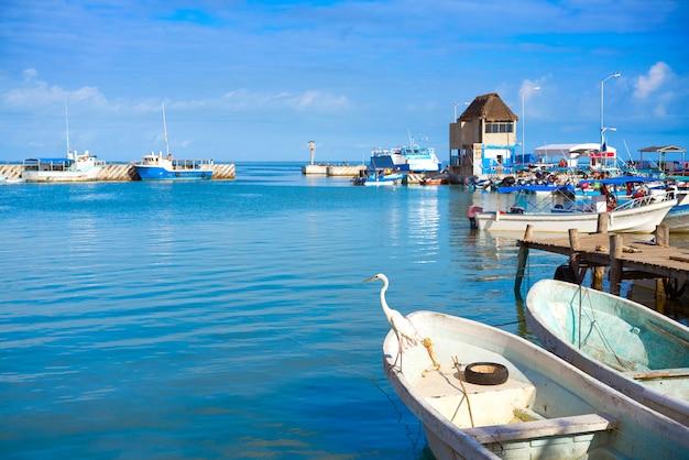 Porto di Chiquila in Quintana Roo Mexico