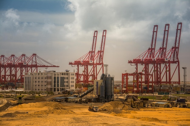 Porto di Colombo a Colombo Sri Lanka