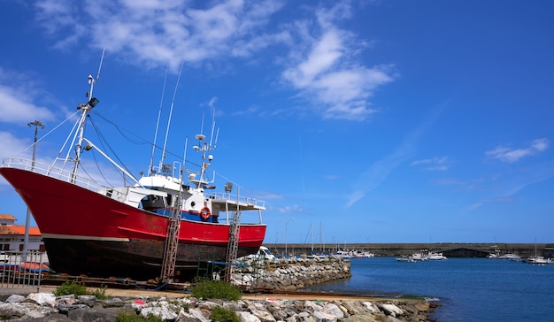 Porto di Cudillero nelle Asturie in Spagna