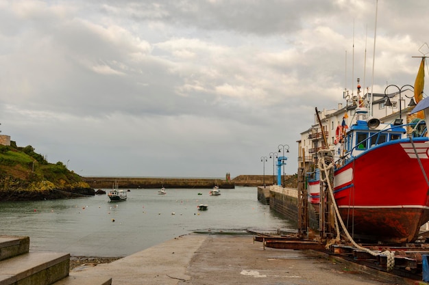 Porto di pesca di Tapia de Casariego nelle Asturie - Spagna